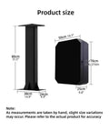 Product size dimensions of Heavy Duty Ev Charger Lock Box With Stand White Galvanized Steel tough as nails protective cover.