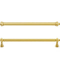Next Level Gold Plated Brass Cabinet Pulls With Double Hole Handles Ideal For Drawers And Wardrobes Solid Brass Furniture Hardware that showcases elegant design.