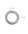 Three Hundred Pack Of Stainless Steel Spring Lock Washers Keeping Bolts And Nuts Cranked And Locked Flat With Anti Vibration Build Built For Tough Garage Grind Without Losing Grip, 1cm round washer.