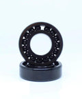 Top Notch Rugged High Temperature Thin Section Ball Bearing 17x35x8mm TB16003 with steel rings and smooth spin.
