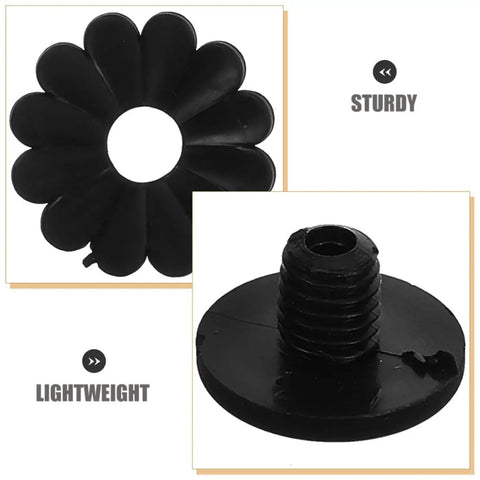 Deck Out Your Patio Setup With Slick Patio Umbrella Tip Caps And Canopy Protectors As Tough Replacement Parts For A Quick Repair Job And Scratch Shielding Using Heavy Duty Rubber Cushion Inserts To Keep Your Garden Gear Looking Fine All Season Long, black rubber tip caps with lightweight design.