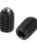 Two Heavy Duty 20 Piece Hex Socket Spring Ball Plunger Set In Built Tough Carbon Steel Plungers, showcasing precise spring loaded design.