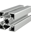 Badass 45X45mm T Slotted Aluminum Extrusion Bar With Heavy Duty Build And Hella Smooth Anodized Finish For Custom Rails Knocking Out Diy Projects At Sixty One Zero mm Length, showing profile details.