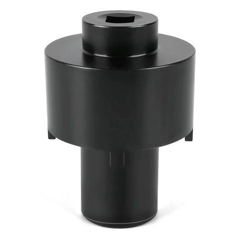 Shop Grade Heavy Duty Rear Axle Hub Spindle Lock Nut Socket Wrench For Ford Transit RWD, black steel tool with half inch drive.