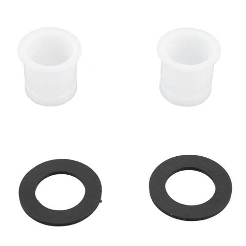 Bushings and washers from Beefy Heavy Duty Outboard Engine Clamp Bracket Bolt Kit Built To Last With Aluminum Alloy Hardware Nuts Screws Bushings And Washers Replacement Set For 90185 22043 90202 22M54 90386 22M94 Marine Grade.