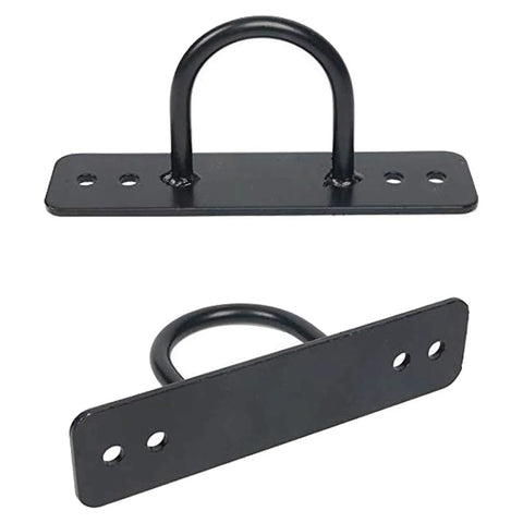 Heavy Duty Dope Battle Rope Bracket Wall And Ceiling Mount For Gym Training And Home Workout Stations Vibration Reduction Design Solid Metal Frame Perfect For Garage Studio Apartment Outdoor Backyard And Yoga