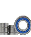 Heavy Duty Sealed Ball Bearings 1X2X1/2 Inch Chrome Steel 10 Pack with dual seals for smooth operation and high RPM use.