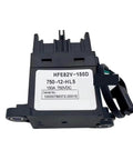 Top Shelf HFE82V 750 Volt 150 Amp High Voltage DC Contactor Relay With 12 Volt Control Coil side view showing detailed label and wiring.