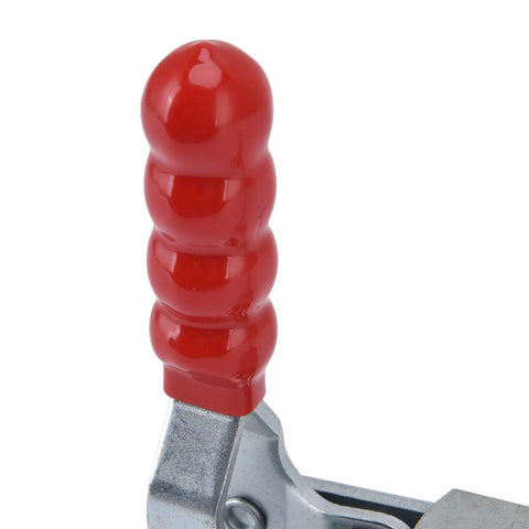 Close-up of handle for Rugged Heavy Duty Push Pull Toggle Clamp With 701 Lbs Holding Capacity, 180 Degree Quick Release
