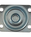 5 Inch Thermoplastic Rubber TPR Swivel Caster, 350 Lb Capacity, Gray, Non Marking Wheel With Heavy Duty Metal Frame, Chemical And Solvent Resistant, Smooth Swivel Action For Carts, Tools And Industrial Equipment