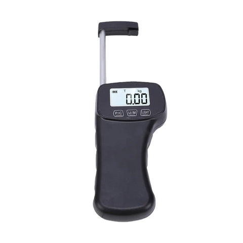 Handheld Digital Force Gauge And Portable Push Pull Tester For 11 Lb Tension Calibration Featuring Dead Serious Accuracy Tough As Nails Construction No Sweat Setup Always Delivers Peak Performance, digital display and ergonomic grip