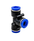 Dope Pneumatic Quick Connect Tee Reducer Fittings Kit For Air And Water PE Plastic Pipe Adapters T Shaped 4mm 6mm 8mm 10mm 12mm PE12 200 Pcs