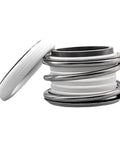 Heavy Duty Mechanical Seal 109 For Industrial Pumps And Motors Rock Solid Shaft Sealing Ring, white and silver, precision machined.