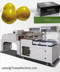 Heavy Duty Semi Automatic Shrink Wrapping Machine For Bottle Label Sleeve Sealing for packaging boxes and lemons.