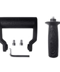 Heavy Duty Secondary Side Handle For Angle Grinders Featuring Dead Tough Build And Hella Solid Non Slip Grip With Shock Absorbing Design - Includes mounting bolts and wrench.