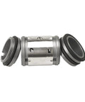 Heavy Duty Silicon Carbide Mechanical Shaft Seals Built Tough For The Grind Handling Abrasive And Corrosive Jobs Without Skipping A Beat While Delivering Rock Solid Sealing Performance Daily, showing a durable seal with a metallic finish.