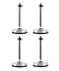 Easy Install Adjustable Leveling Feet Four Pack For Furniture And Desks With Swivel Design Height Adjustable For Tables Cabinets Workbenches Shelving Units And Bookcases Carbon Steel Durable And Wear Resistant, four carbon steel leveling feet