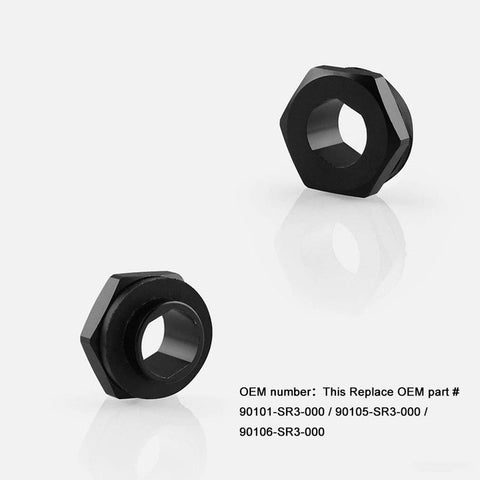 Rear Windshield Strut Hardware Repair Kit For 92-95 Honda Civic 3-Door Hatchback And 97-01 Honda CR-V CNC Aluminum Hex Nut