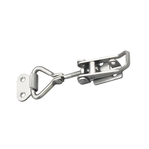Dope Adjustable Toggle Corner Closure Latch With Keyhole For Tight Fits On Cabinet Doors Boxes And Window Covers Keeps Everything Locked Down Secure stainless steel