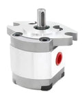 Industrial Hydraulic Gear Pump HGP 1A Series For Beefed Up Heavy Duty Machinery High Precision Gear Pump With Fast Response And Reliable Performance For Industry Equipment Parts, silver metal housing