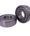 Top Tier Replacement Deck Spindle Bearing Z9504RST fits 316 and 46 inch mower decks, grease sealed, two bearings close-up.