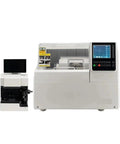 Built Tough 2d Patternless Auto Lens Edger Machine With Fully Automatic Tracing For Eyewear Labs and Optical Shops, white design, touchscreen.