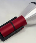 Rock Solid Fire Alarm Smoke Detector Test Tool With A Smart Pivoting Head and Universal Extension Pole for effective ceiling checks.