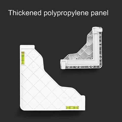 Thickened polypropylene panel for Rock Solid Washing Machine And Dryer Base Stand, ensuring machine stability and support.