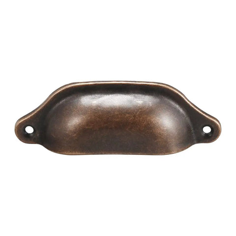 Top Tier Vintage Copper Cup Pulls For Kitchen Cabinets And Drawers 5 Pack Heavy Duty Carbon Steel Shell Handles Durable Hardware With Zero Hassle Setup For A Fresh Slick Home Upgrade, showcasing a vintage copper cup pull.