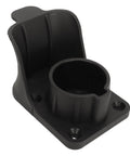 Heavy Duty Ev Charger Dock With Sae J1772 Type One Connector Mount Bracket close-up view showing durable black plastic construction.