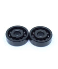 Heavy Duty High Temp Full Ball Bearing 35X80X21mm Model TB6307 showing black smooth surfaces and inner ball structure.