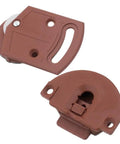 Pro Grade Dead Silent Sliding Door Roller Wheel Kit Two Pack brown ABS rollers with nylon wheels for closet wardrobe track overhaul.