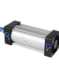 Heavy Duty Double Acting Pneumatic Air Cylinder Featuring Reinforced Tie Rod Build, compact size for garage tasks.