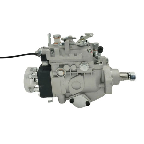 Heavy Duty Fuel Injection Pump For Caterpillar Cat Loader 268B And Mitsubishi S4s Dt Engine side view, high-quality metal construction.