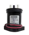 High Capacity DC Contactor Relay For EV Charging Station Solar Array Battery Storage Power Control Rig With Nailed It Wiring And Total Peace Of Mind, close-up view showing terminal connections.