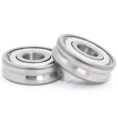 Ready To Roll V Groove Roller Bearings 10X30X9mm Sealed Steel Balls For Slick Pulley Wheels And Smooth Linear Tracks close-up view
