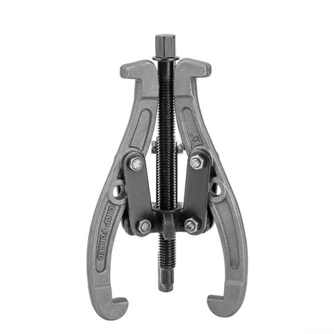 Bad Ass 28 Ton Bearing Puller Set Featuring 3 To 28 Inch Adjustable Jaw Tool For Serious Gear Removal And Pulley Work Made Of Heavy Steel With Max Traction To Rip Out Stubborn Bearings Without Damaging Neighbors During Tough Disassembly Jobs. heavy steel 2-jaw bearing puller
