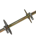 32 Inch Complete Go Kart Rear Axle Kit With 5 Inch Wheels Front Steering Assembly Brakes 420 Sprocket And Seat For DIY Go Kart ATV Quad Trike Buggy Build showing the 32-inch rear axle and sprockets.