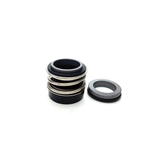 Heavy Duty Elastomer Bellows Mechanical Seal Mg12 14 With G6 Silicon Carbide for 14 mm shaft, featuring rubber bellows and stainless steel springs.