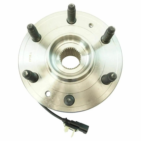 Rugged Wheel Hub Bearing Assembly For GMC Chevy Cadillac Front Left Right 2 Pack Tapered Roller Bearings BHA53838 top view showing detailed structure.