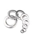 Beefy 10 Piece M8 X 40 X 2mm Flat Washers Set In 304 Stainless Steel For Screws And Bolts SAE Fender Style Circular Washer Heavy Duty Flat Washer Assortment Kit For DIY Projects, assorted sizes