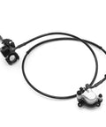 12 Piece Seven Eighths Inch Mini Bicycle Hydraulic Brake System With Fifty Inch Hose Direct Fit Replacement For DB30 Baja Doodlebug Mini Bikes Go Karts Left Side