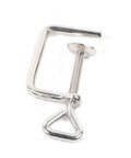 Rock solid countertop clamp for Top Shelf Mini Bench Cut Off Saw, provides stability for angled cuts on various materials.