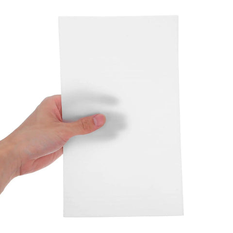 Hand holding a white EPE foam wrap sheet from the Must Have 100 Piece Epe Foam Wrap Rolls For Moving Day Heavy Duty Cushioning Supplies.