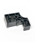 Black component from Full Storage Drawer Slide Hardware Kit With Two Rear Slides And Four Front Slides For DIY Kitchen Cabinet Bottom Storage