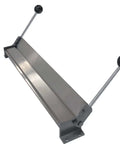 Portable 18-Inch Sheet Metal Brake for 18-Gauge Mild Steel, lightweight aluminum frame, adjustable 0-90 degree bend