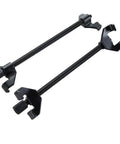 14 Inch Coil Spring Compressor Tool For MacPherson Suspension Struts, heavy-duty forged steel, shown in black, side view