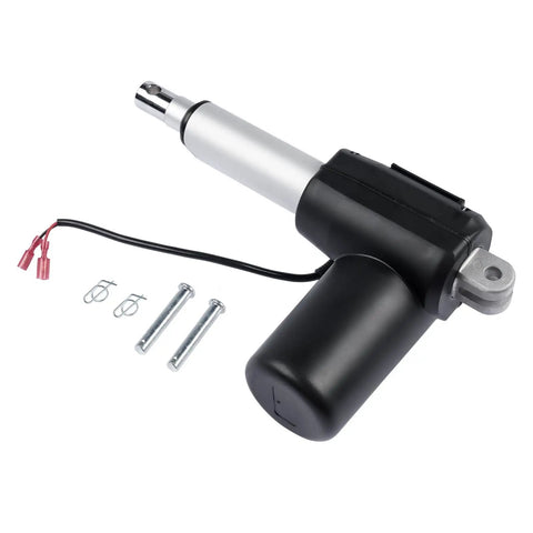 No Fuss Straight Shot Replacement Corded Actuator For DR Pull Behind Power Grader DC 12V Linear Motor OEM 38478 284781 with mounting hardware.