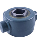 Top Shelf Beefed Up 1-1/4 Inch Square Disc Harrow Trunnion Bearing with sturdy cast iron housing and hex socket.
