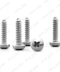 Premium Titanium GR2 Phillips Cross Pan Head Self Tapping Screws Built Like A Tank Corrosion Resistant fasteners in various sizes.